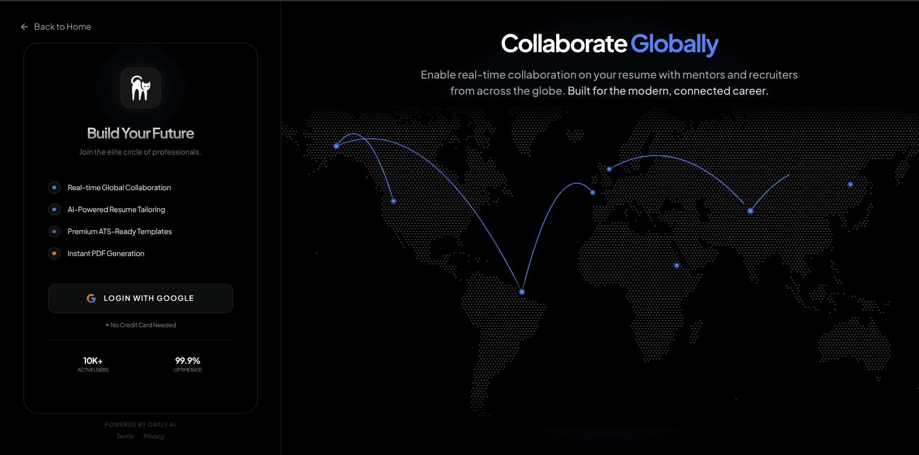 Oatly Free AI Resume Builder - Create Professional Resumes and CVs Online